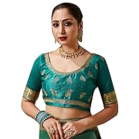 Women's Readymade Stitched Blouse For Sarees Indian Designer Party Wear Bollywood Padded Choli Crop Top