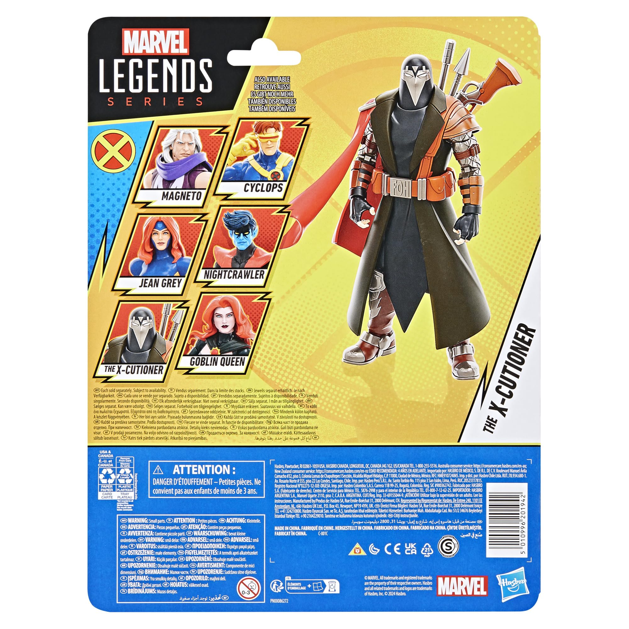 Marvel Legends Series The X-Cutioner, X-Men ‘97 Collectible 6-Inch Action Figure