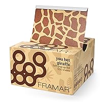 Giraffe Pop Up Hair Foil, Aluminum Foil Sheets, Hair Foils For Highlighting - 500 Foil Sheets