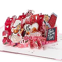Hallmark Signature Paper Wonder Disney Pop Up Card (Lady and the Tramp) for Anniversary, Romantic Birthday, Love, Valentine's Day