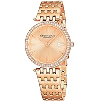 Women's Classic Dress Watch with Stainless Steel Link Bracelet