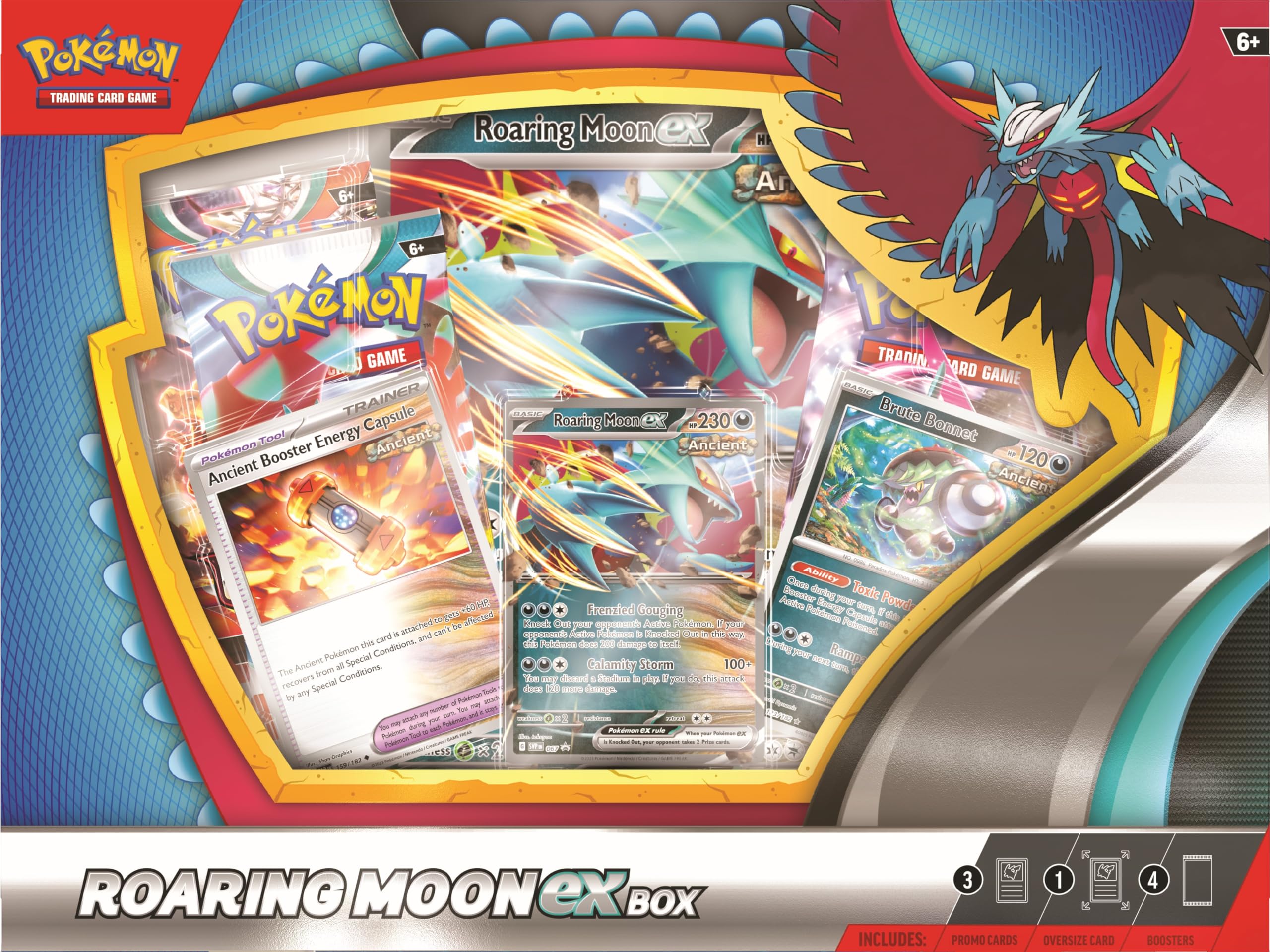 Pokémon TCG: Roaring Moon or Iron Valiant ex Box (One at Random)