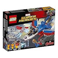 LEGO Super Heroes Captain America Jet Pursuit 76076 Building Kit (160 Pieces)