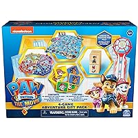 PAW Patrol: The Movie, 4-Game Adventure City Pack Memory Match, Pop-Up, Wooden Dominoes, & Lookout Games, PAW Patrol Toys for Kids Ages 4 and up