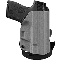 We The People Holsters - Gray - Outside Waistband Open Carry - OWB Kydex Holster - Adjustable Ride/Cant/Retention