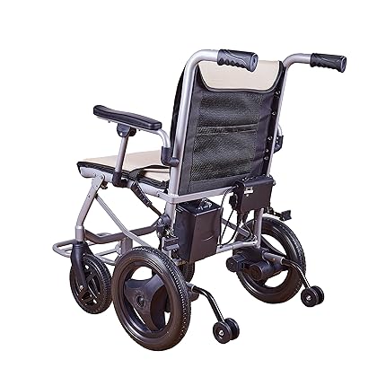 MaritSA World's Lightest Folding Electric Wheelchair - Weighs only 30 lbs - 12 mi Cruise Range - Detachable Battery - Serviced from USA