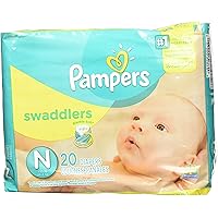Pampers Swaddlers Newborn 240 Diapers (12 packs of 20)
