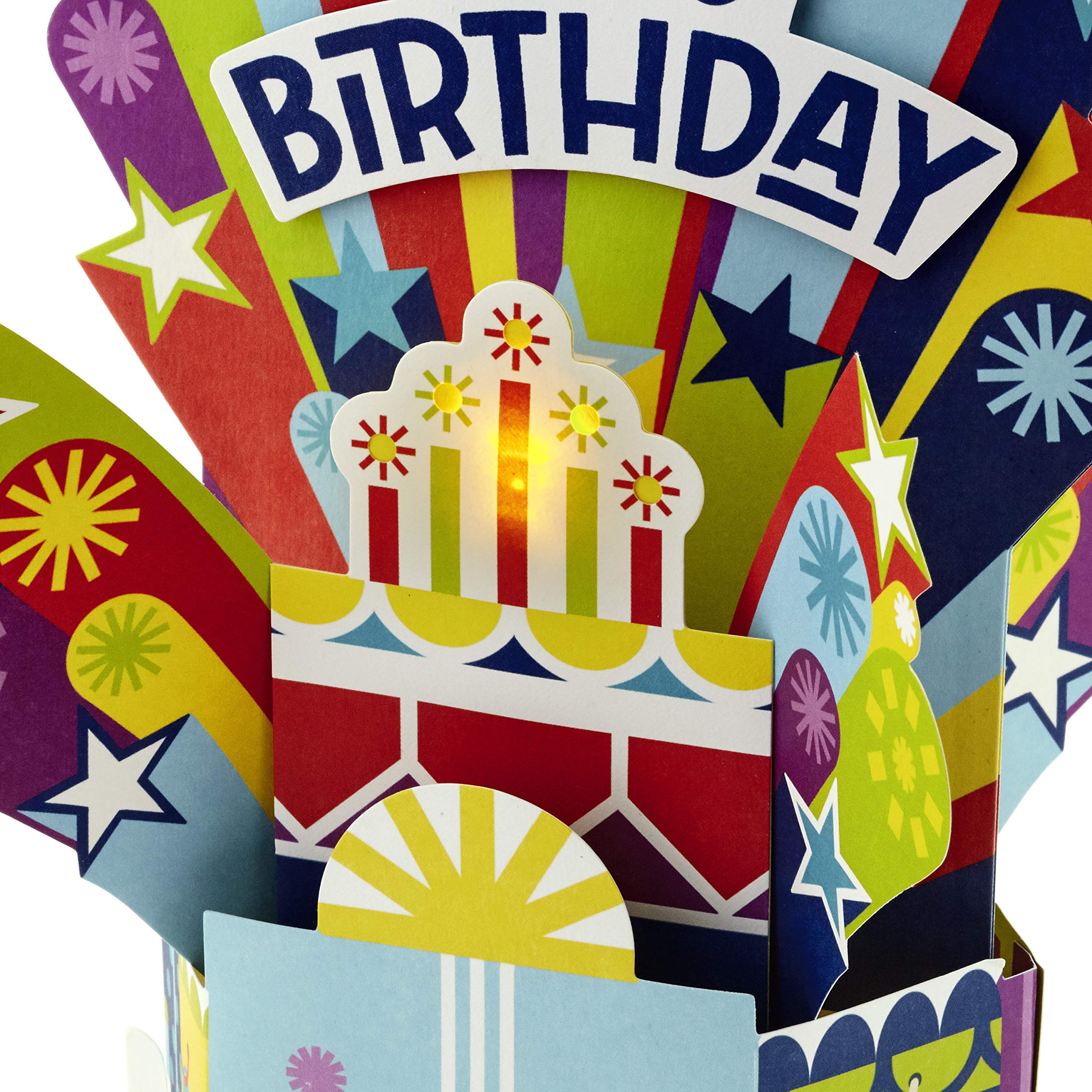 Hallmark Paper Wonder Pop Up Birthday Card with Music (Birthday Cake, Happy by Pharell Williams)