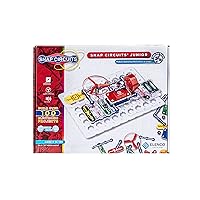 Elenco Jr. SC-100 Electronics Exploration Kit, Over 100 Projects, Full Color Manual, 30 + Snap Circuits Parts, STEM Educational Toy for Kids 8 + , Black