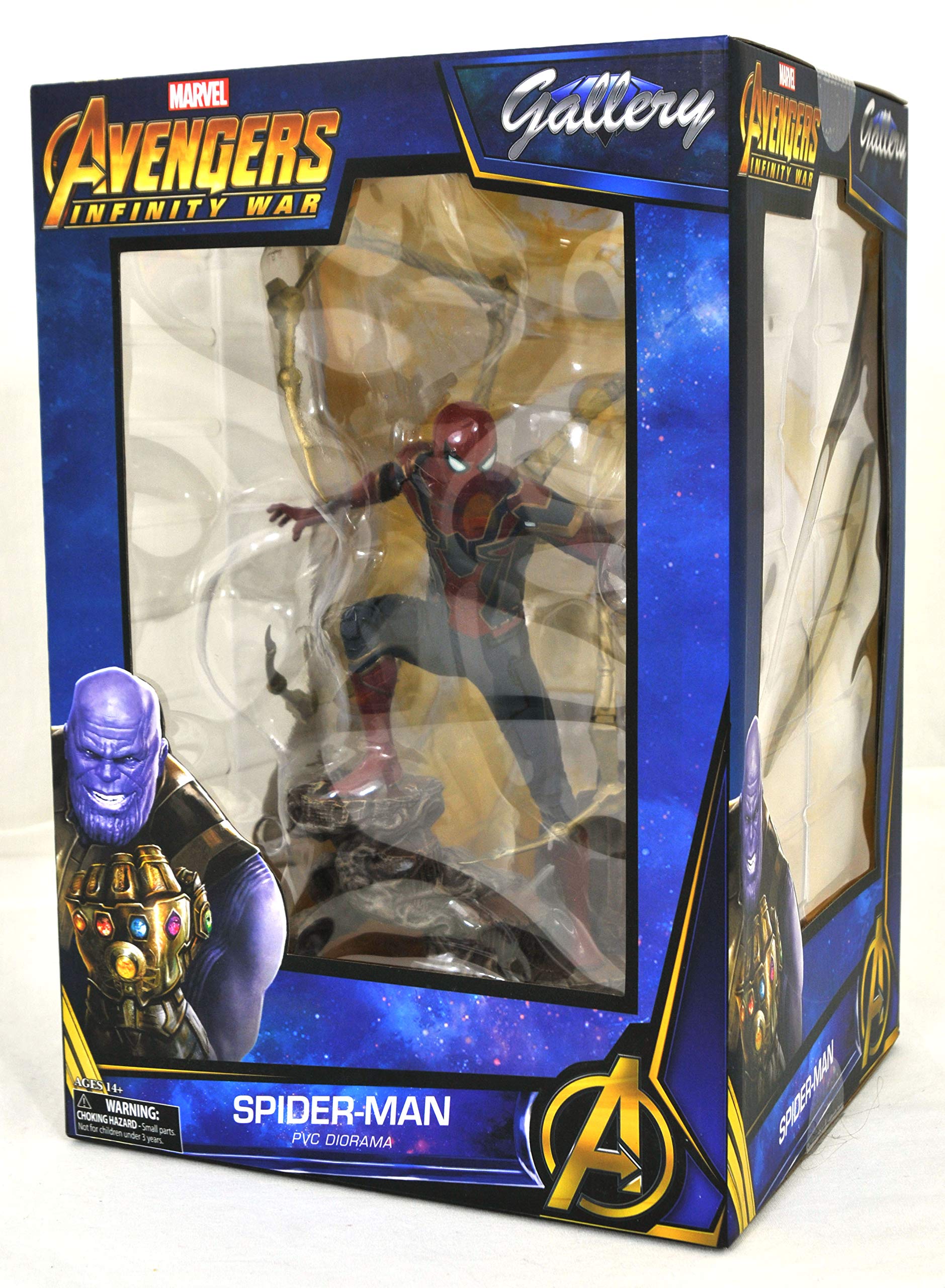 DIAMOND SELECT TOYS Marvel Gallery: Avengers Infinity War Movie Spiderman PVC Gallery Figure