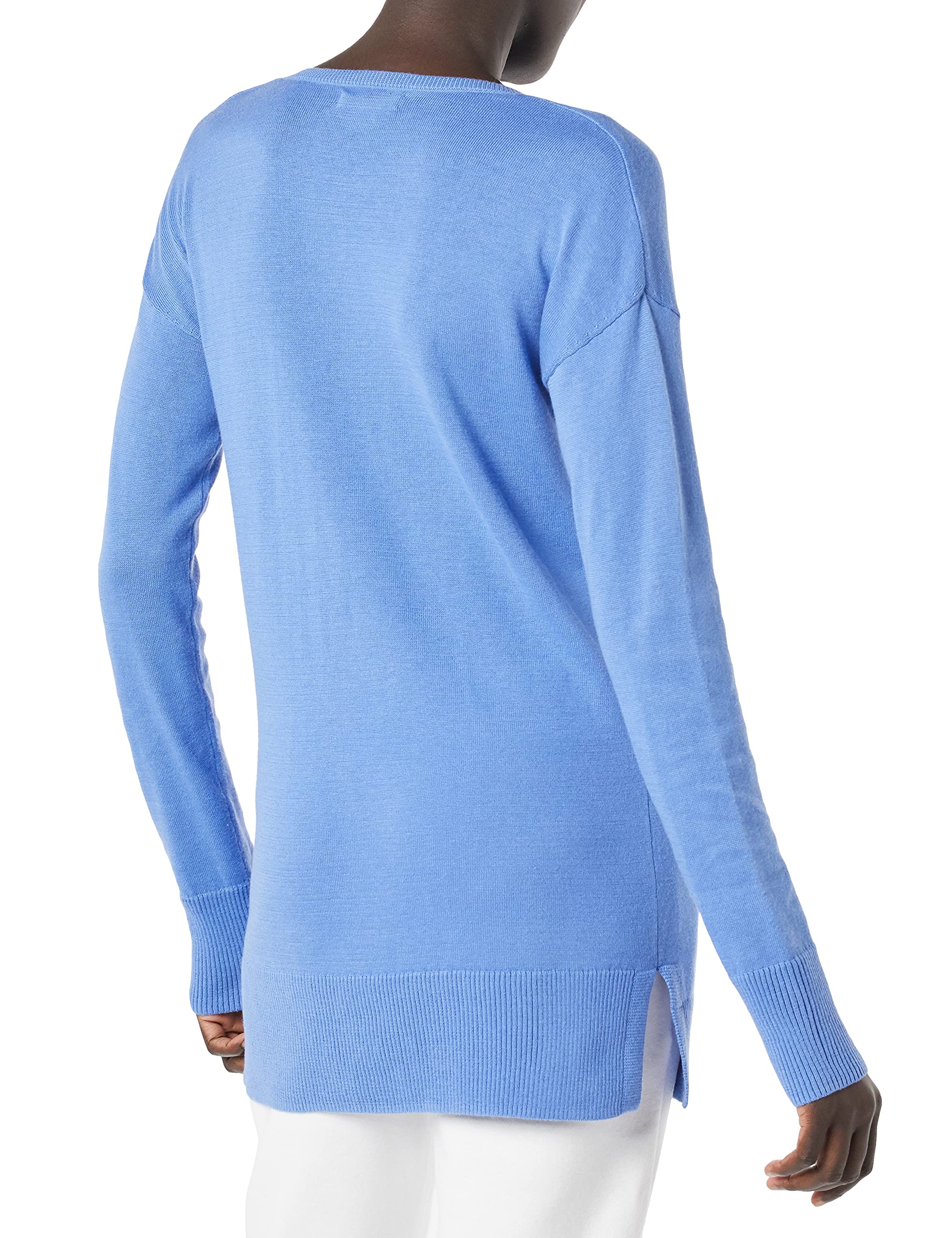 Amazon Essentials Women's Lightweight Long-Sleeve V-Neck Tunic Sweater (Available in Plus Size)