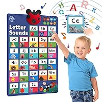Press to Learn Phonics, Interactive Letters and Sounds Talking Poster, Preschool & Kindergarten Learn to Read, Ages 3+