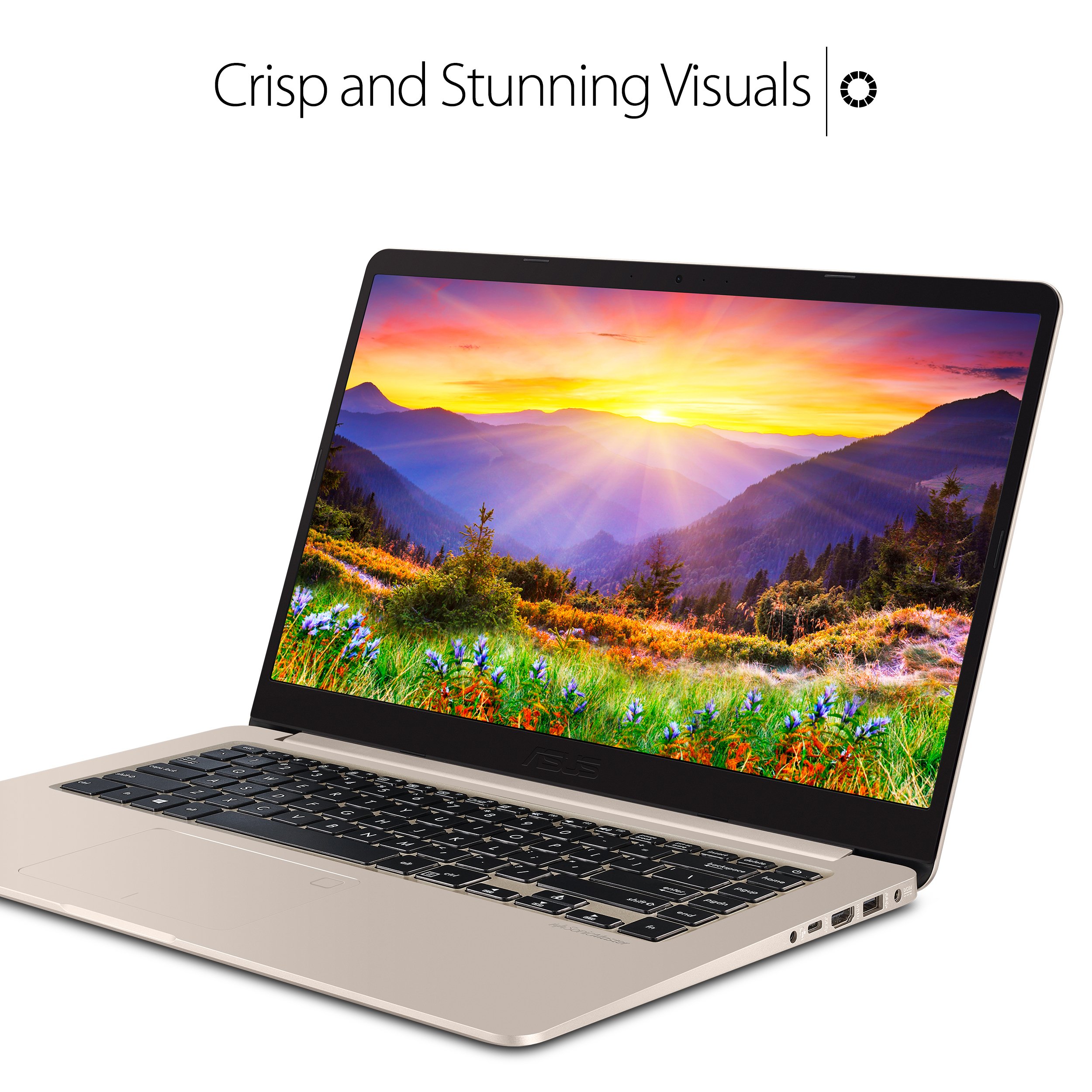 ASUS VivoBook S Ultra Thin and Portable Laptop, Intel Core i5-8250U processor, 8GB DDR4 RAM, 256GB SSD, 15.6” FHD WideView Display, ASUS NanoEdge Bezel, S510UA-DS51