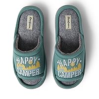 Dearfoams unisex-child Matching Family Indoor/Outdoor Summer Camping Slide Slipper