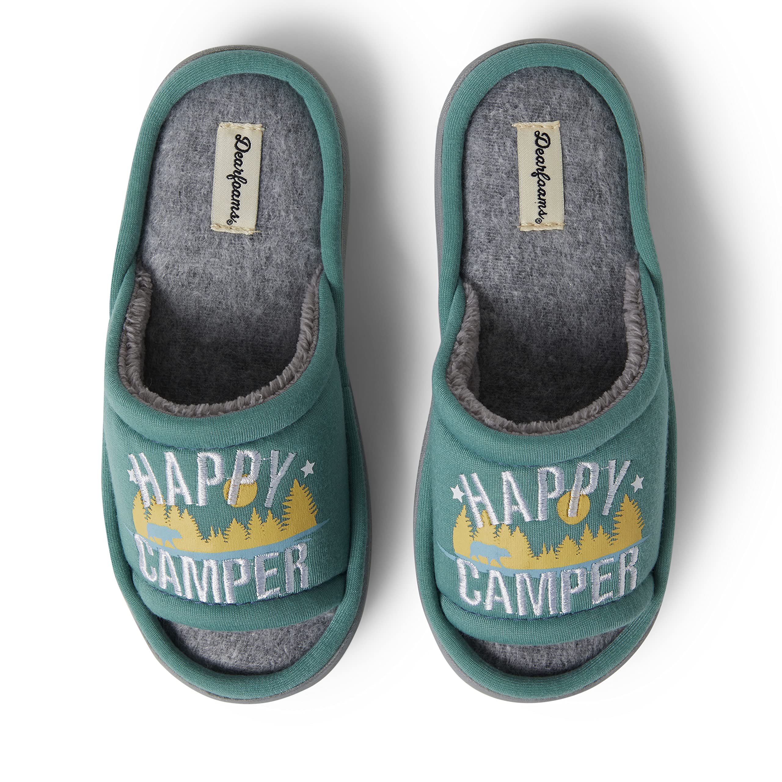 Dearfoams Lennox Indoor/Outdoor Camping Summer Slide Slipper