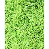 MagicWater Supply - 1/2 LB - Lime Green - Soft & Thin Crinkle Cut Paper Shred Filler great for Gift Wrapping, Basket Filling, Birthdays, Weddings, Anniversaries, Valentines Day, and other occasions