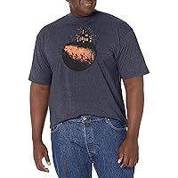 Disney Big & Tall Classic Mickeys Haunted Halloween Men's Tops Short Sleeve Tee Shirt