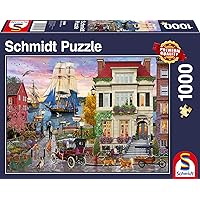 Schmidt Spiele 58989 Ship in The Harbour Jigsaw Puzzle 1000 Piece