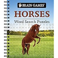 Brain Games - Horses Word Search Puzzles Brain Games - Horses Word Search Puzzles Spiral-bound
