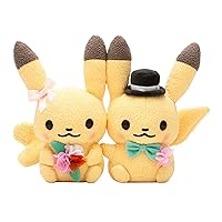 Pokemon Center Original Pikachu pair stuffed Pok?mon little tales [flower wagon]