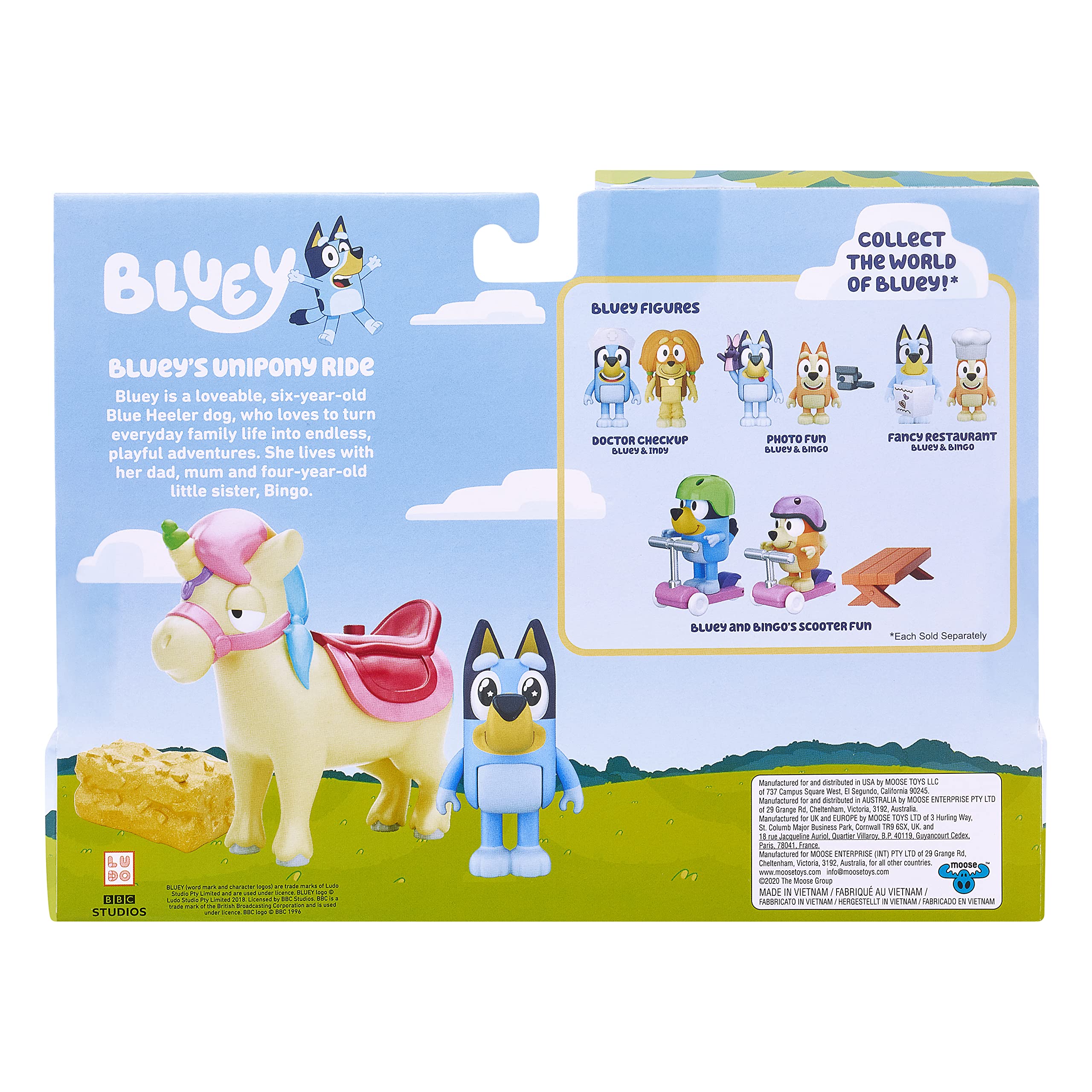 Bluey Vehicle and Figure Pack, 2.5-3
