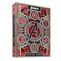 theory11 Avengers Red Edition Premium Playing Cards - Marvel Studios' The Infinity Saga Deck