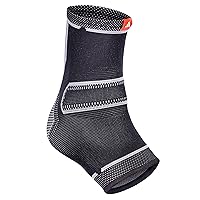 adidas Ankle Support Sleeve for Training, Competitions, and Recovery Support - Ergonomic Design with Structured Reinforcement and Breathable Material - For All Fitness Levels - Black