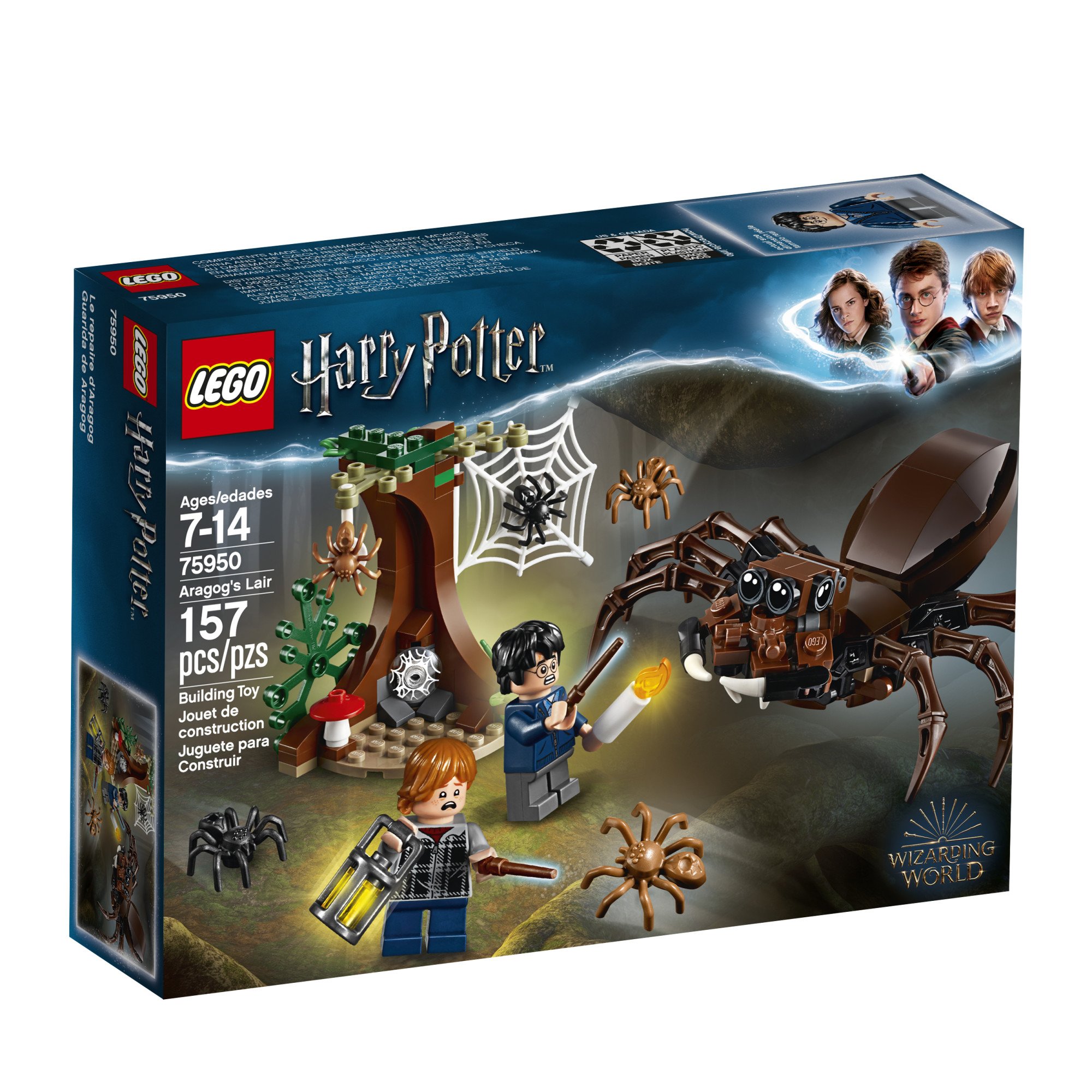 LEGO Harry Potter and The Chamber of Secrets Aragog's Lair 75950 Building Kit (157 Pieces) (Discontinued by Manufacturer)