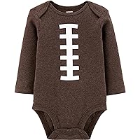 Carter's Baby Sports Costume Collectible Bodysuit (Newborn, Brown Football)