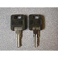 Ilco 2 FIC Camper Keys Cut to Your Code, CF,EF,HF, Codes