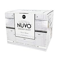 Nuvo Titanium Infusion Cabinet Makeover Kit - Easy DIY 7-Piece Set, Brilliant White, Long-Lasting Finish