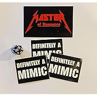 Master of Dungeons Sticker Pack - Dungeon Master DND
