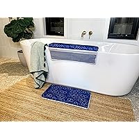 Bath Kneeler and Elbow Rest Pad – Baby and Toddler Accessory - Non Slip Bathtub Padding for Knee and Elbow Support Makes Bath Time Enjoyable -Large Pockets for Essentials - Great Newborn Gift Idea!