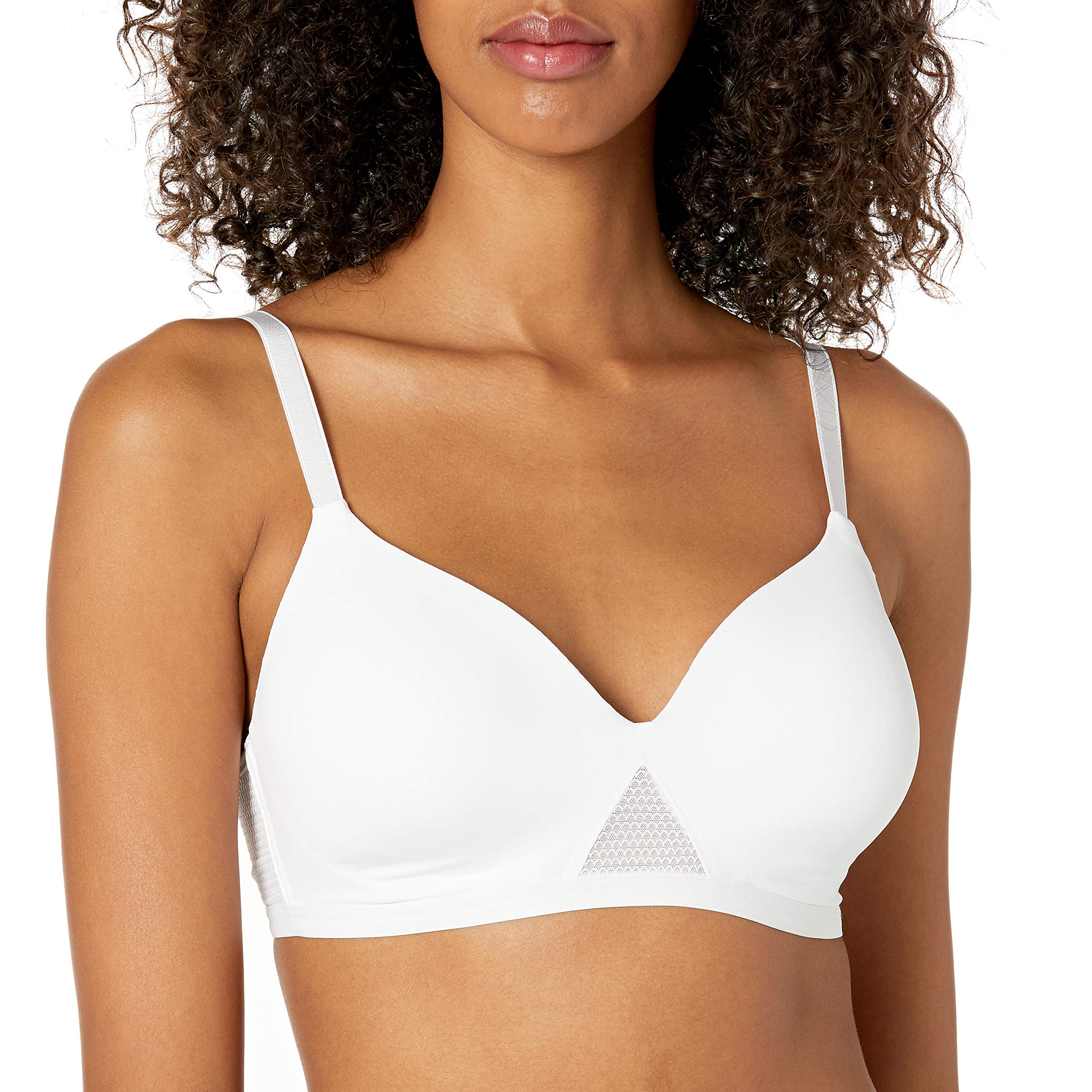 Hanes ComfortFlex Fit Women's Oh So Light Wireless Bra with Comfort Foam, Full-Coverage T-Shirt Bra (S-3XL), MHG521