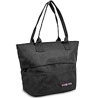 J World New York Lola Tote Bag Insulated Lunch-Box for Women, Black, One Size