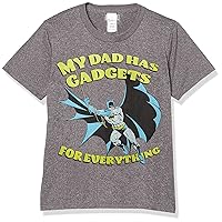 Warner Brothers Batman Dad of Gadgets Boys Short Sleeve Tee Shirt