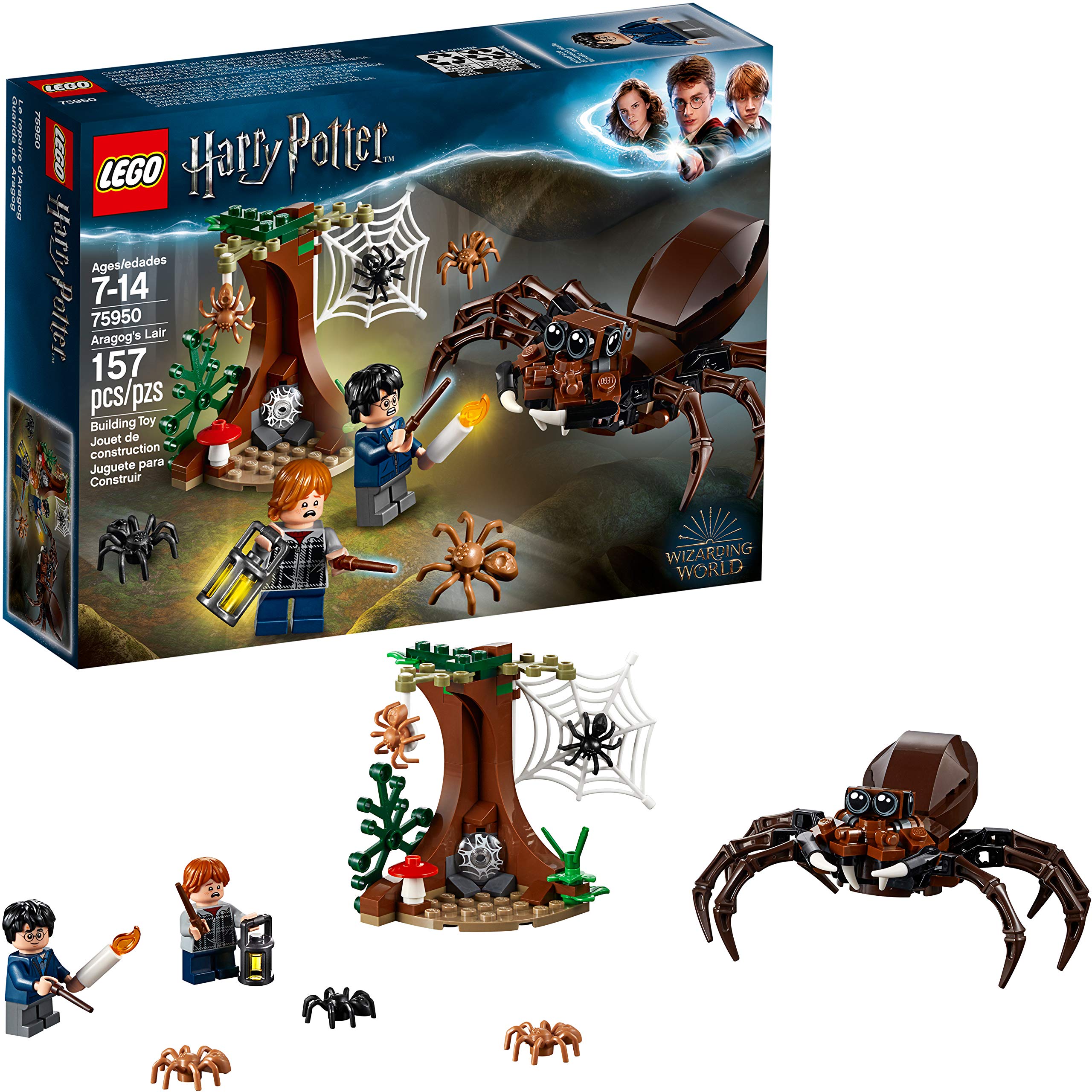 LEGO Harry Potter and The Chamber of Secrets Aragog's Lair 75950 Building Kit (157 Pieces) (Discontinued by Manufacturer)