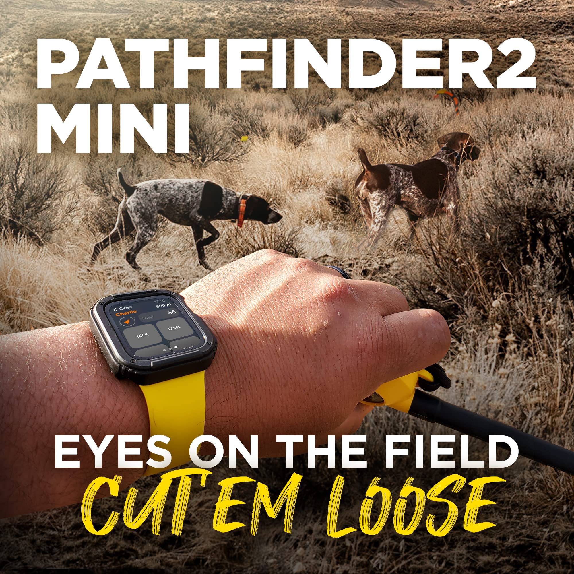 Dogtra PATHFINDER 2 MINI Additional Receiver Dog GPS Tracker e Collar Green LED Light No monthly fees Free App Waterproof Smartwatch control Satellite Real Time tracking long range Smartphone required