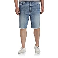 True Nation by DXL Big and Tall Athletic Fit Denim Shorts, Faded Wash, 40