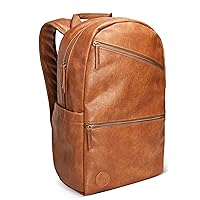 Simple Modern Vegan Leather Backpack for Women & Men | Mini Backpack Purse for Girls and Boys Cute Small Faux PU Leather Travel Bag for Work | Legacy Collection | Medium (17