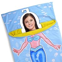 WALIKI Toys Mermaid Sleeping Bag for Girls. Mermaid Slumber Bag Nap Mat
