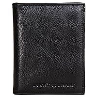 Lucky Brand Men's Embossed Trifold and L-fold Wallet (Available in Cotton Canvas Or Leather)
