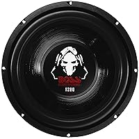 BOSS Audio Systems P10SVC Phantom Series 10 Inch Car Subwoofer - 1200 Watts Max, Single 4 Ohm Voice Coil, Sold Individually, Hook Up To Amplifier