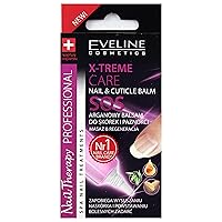 Eveline Nail Therapy X-Treme Care Argan Oil Nail & Cuticles Balm SOS 12ml by Eveline Cosmetics