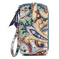 Vera Bradley Cotton Large Smartphone Wristlet with RFID Protection