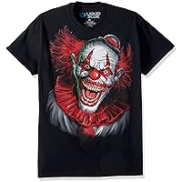 Liquid Blue Plus Size Fantasy Scary Clown Short Sleeve T-Shirt