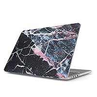BURGA Hard Case Cover Compatible with MacBook Pro 15 Inch Case Release 2012-2015, Model: A1398 Retina Display NO CD-ROM Light Pink Peach and Black Marble Cute for Girls