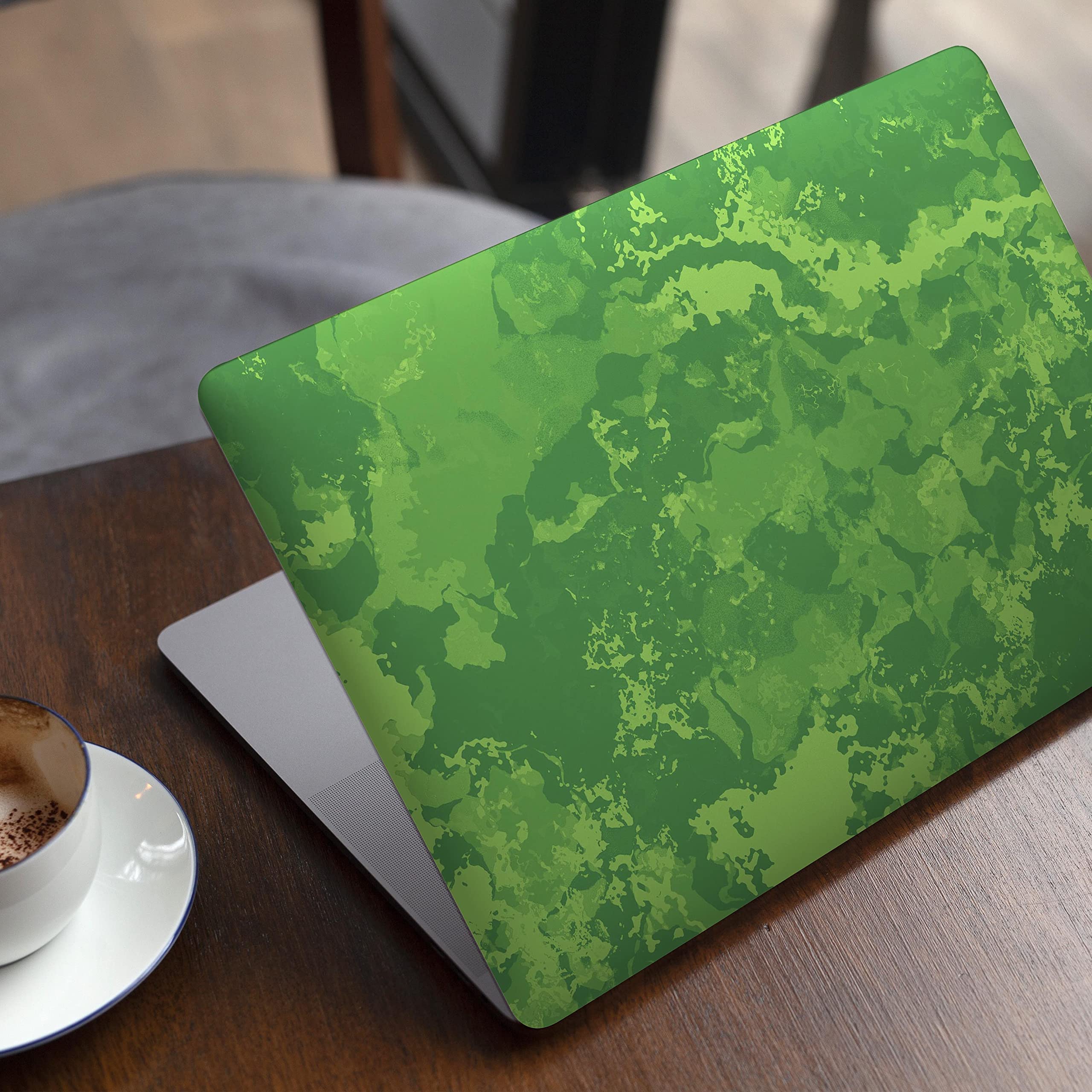 Design Skinz Veil CAMO - Spectre GreenFull-Body Wrap Scratch Resistant Decal Skin-Kit Compatible withMacBook Pro 13