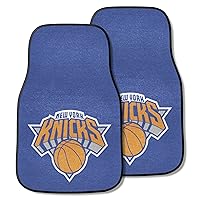 FANMATS NBA Unisex-Adult Front Carpet Car Mat Set - 2 Pieces