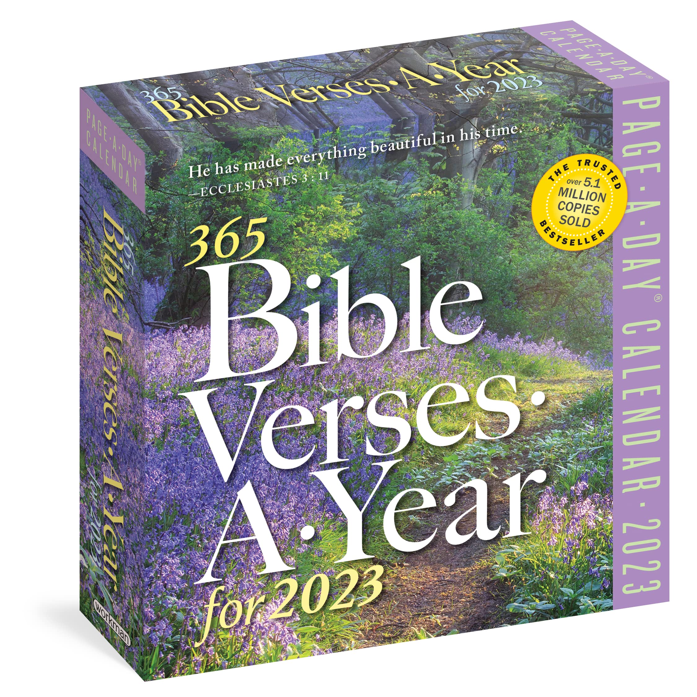 365 Bible Verses-A-Year Page-A-Day 2023: Timeless Words From the Bible to Guide, Comfort, and Inspire